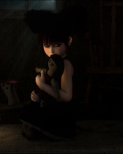 Lonely Child With Toy screenshot #1 176x220