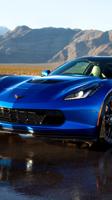 Das Chevrolet Corvette Z06 Wallpaper 360x640