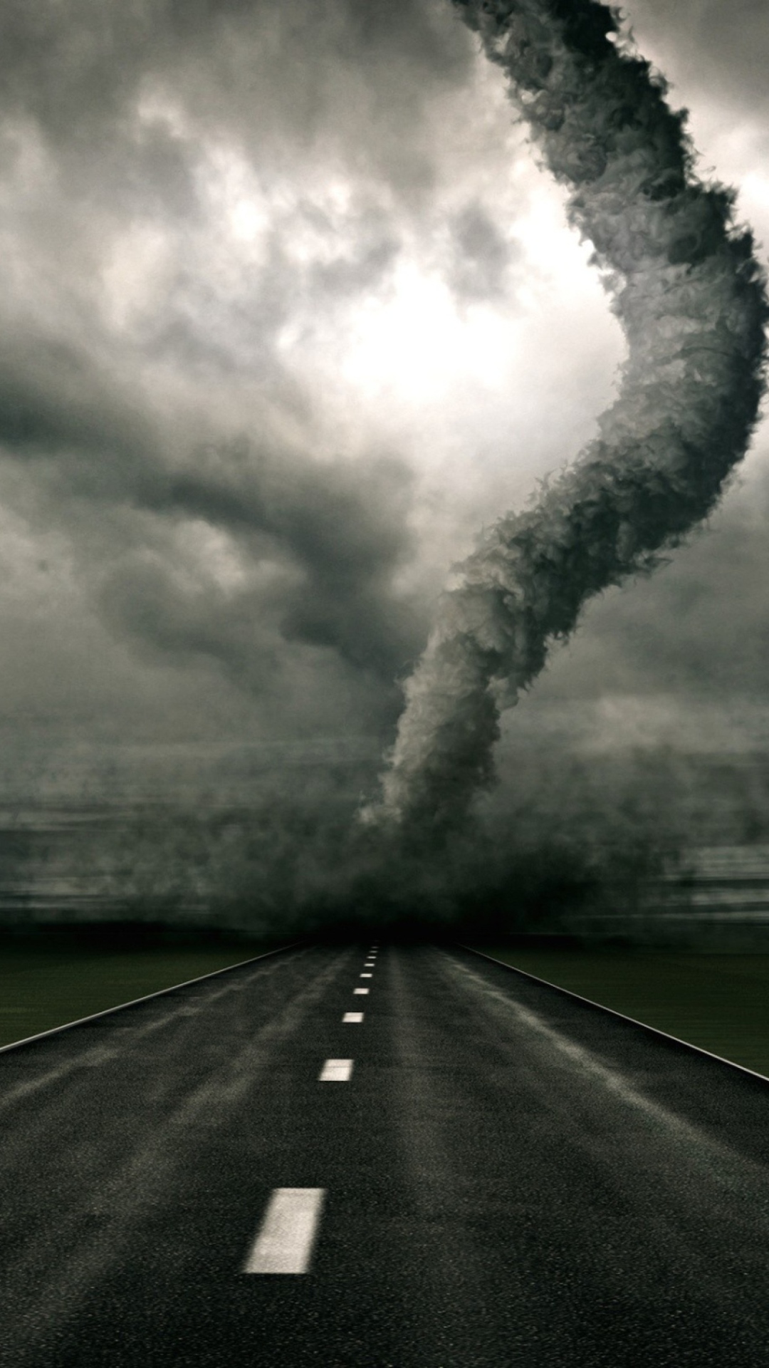 Screenshot №1 pro téma Tornado On The Road 1080x1920