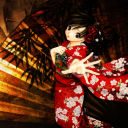 Screenshot №1 pro téma Toujou Aya In Kimono 128x128