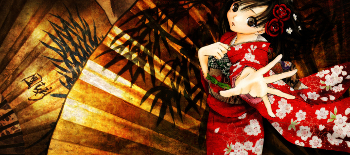 Toujou Aya In Kimono screenshot #1 720x320