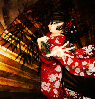 Kostenloses Toujou Aya In Kimono Wallpaper für 2048x2048