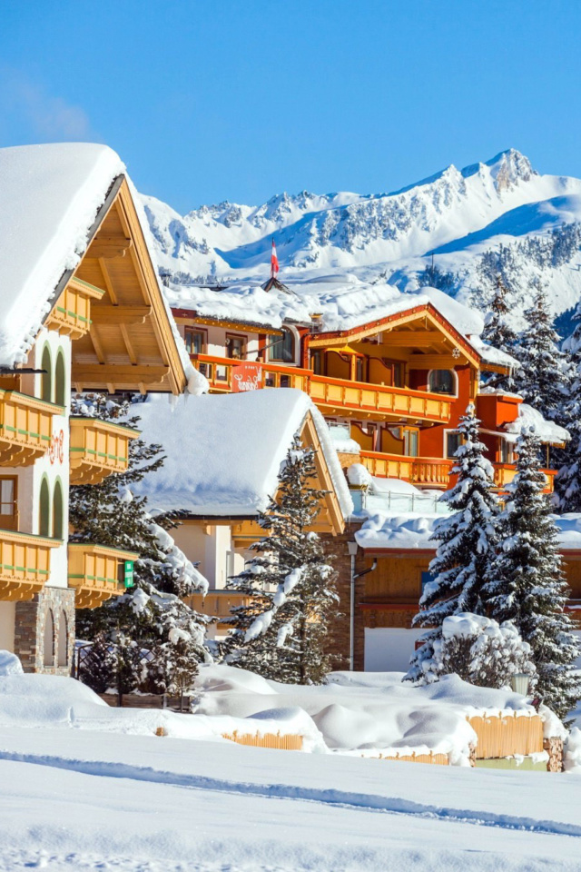 Austria Ski Holidays wallpaper 640x960