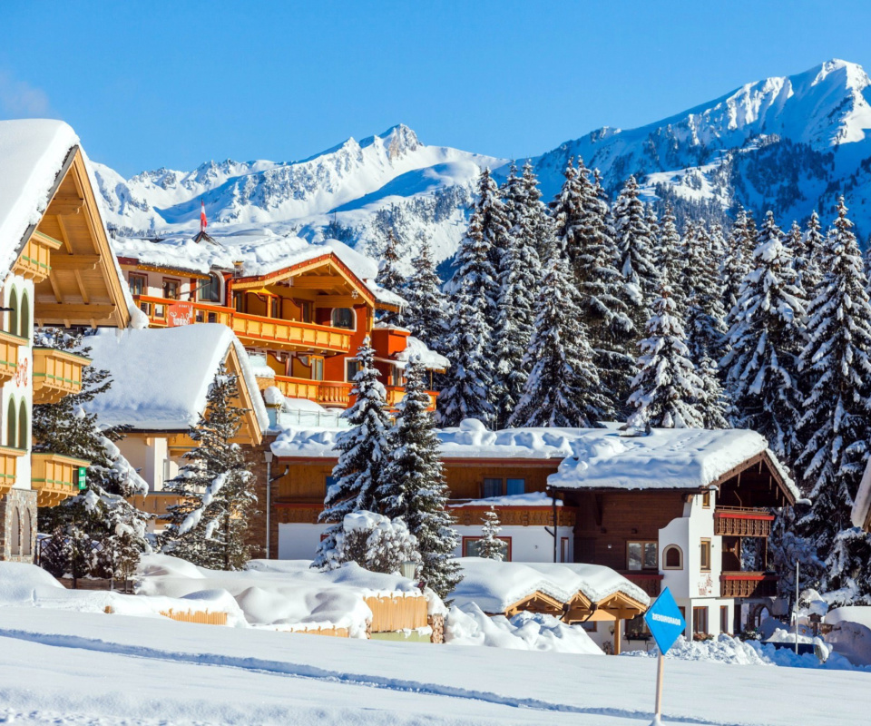 Fondo de pantalla Austria Ski Holidays 960x800