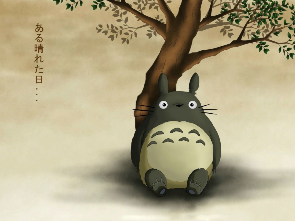 My Neighbor Totoro Anime Film wallpaper 1024x768
