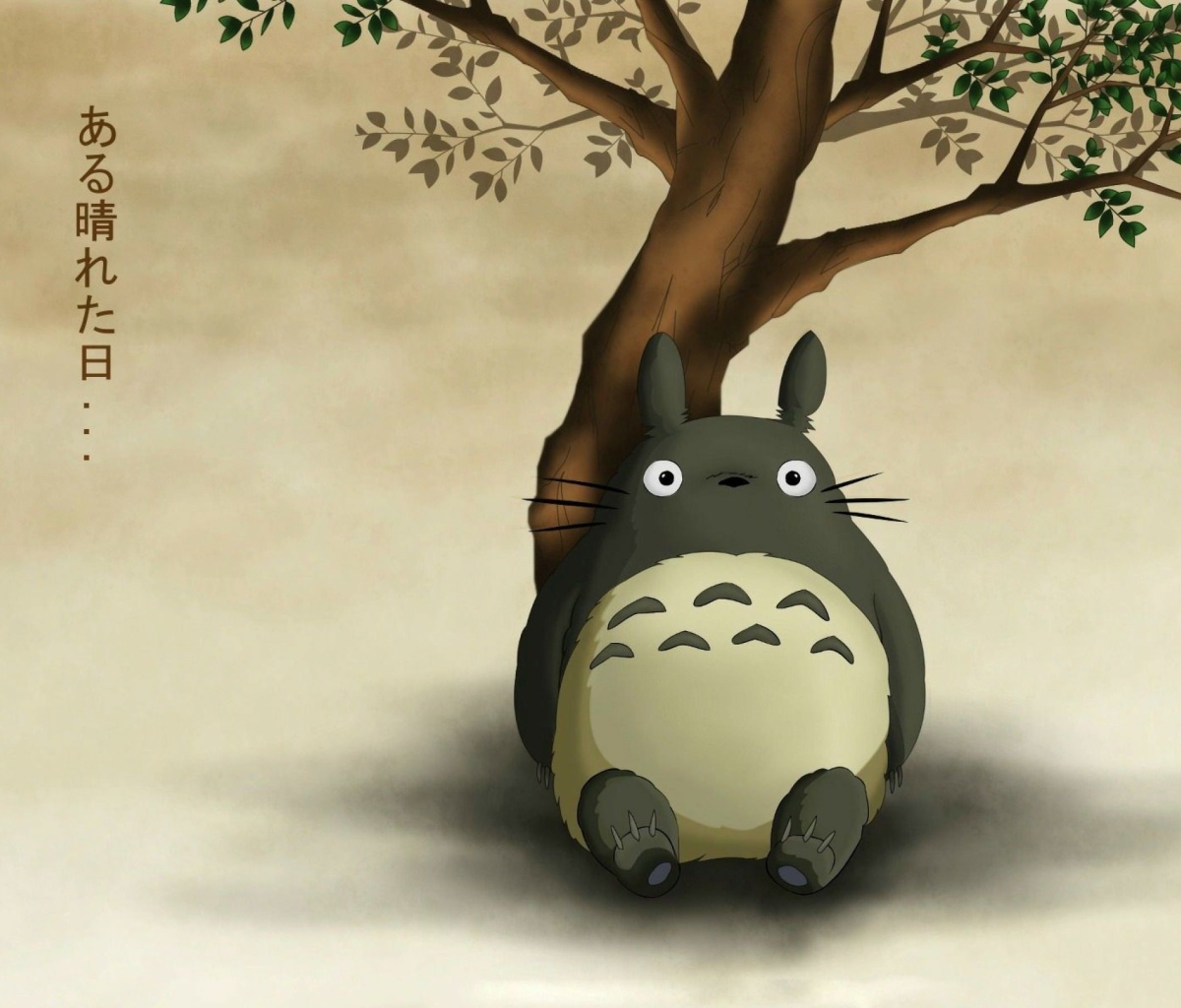 Das My Neighbor Totoro Anime Film Wallpaper 1200x1024