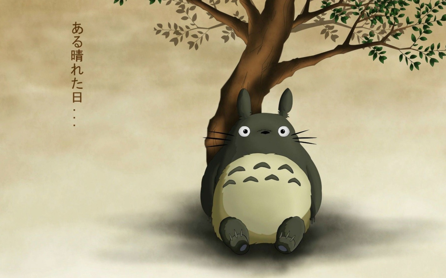 Das My Neighbor Totoro Anime Film Wallpaper 1440x900