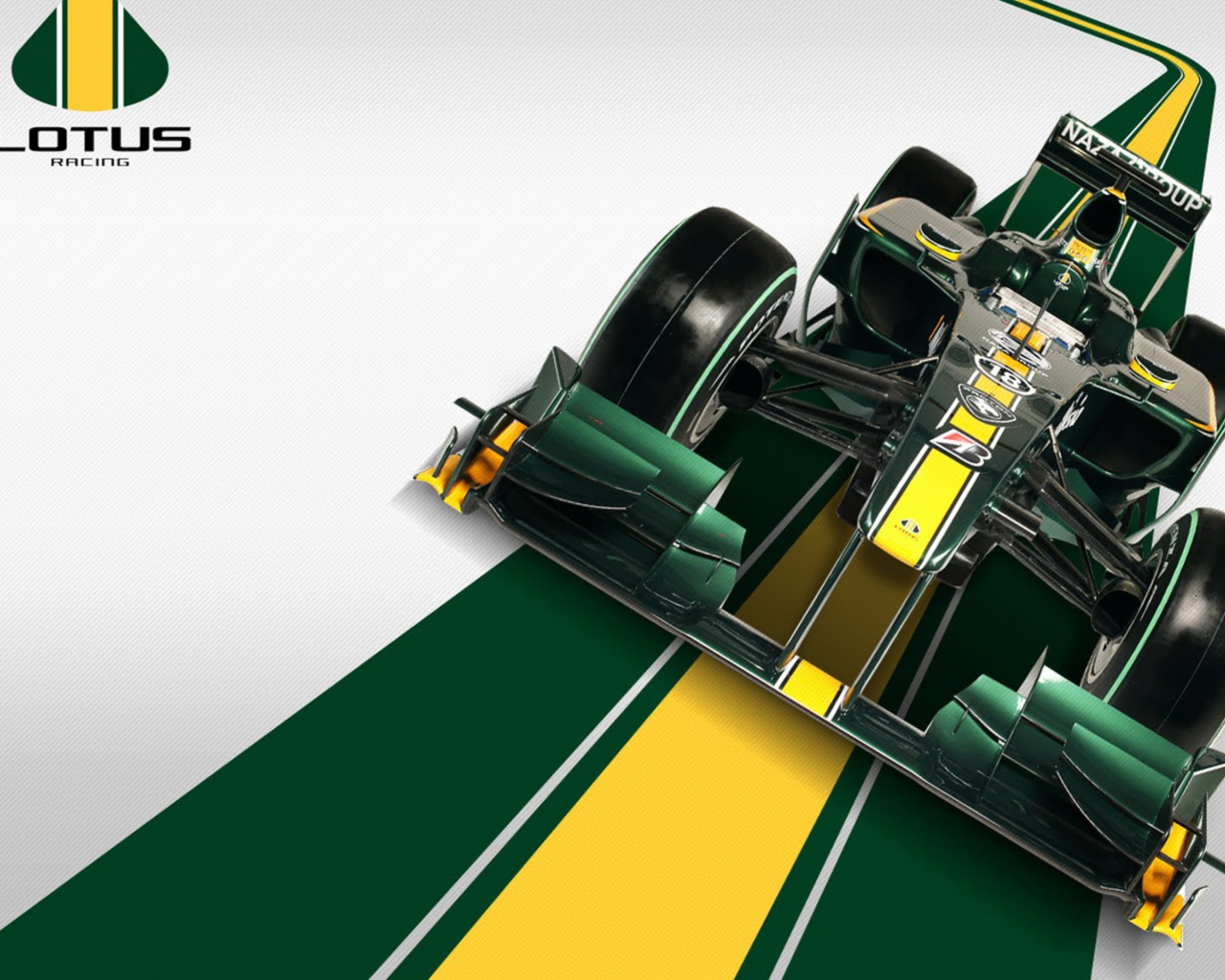 Fondo de pantalla Lotus F1 1280x1024