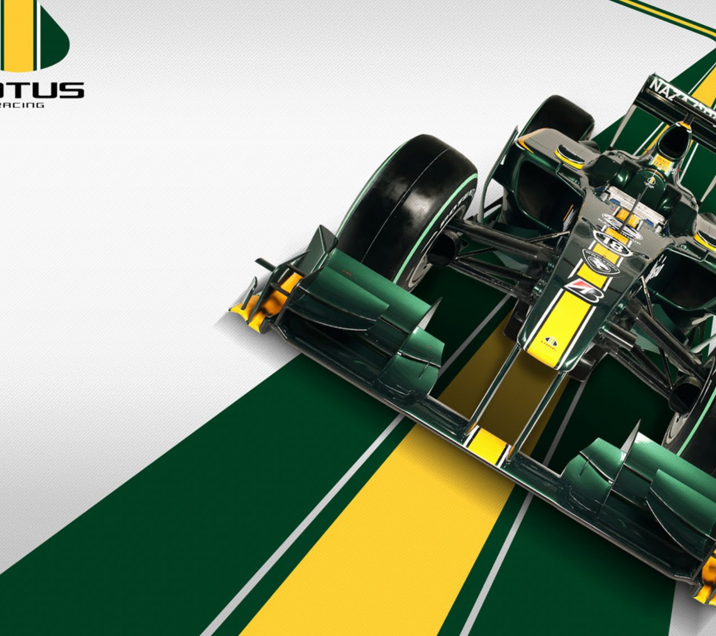 Fondo de pantalla Lotus F1 1440x1280