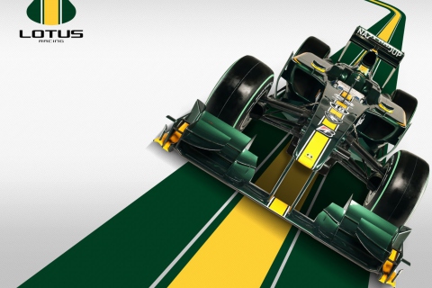 Das Lotus F1 Wallpaper 480x320