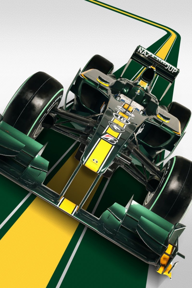 Das Lotus F1 Wallpaper 640x960