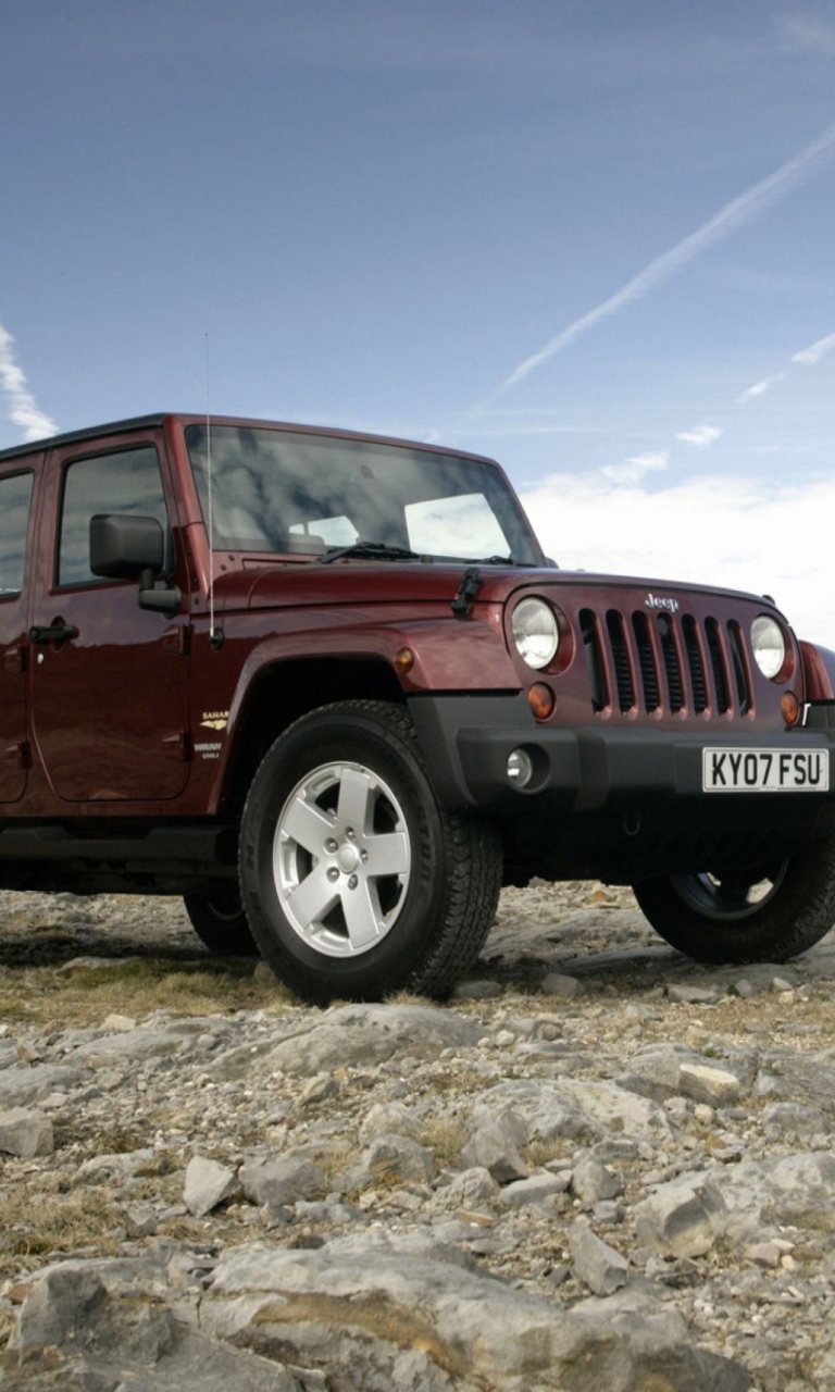 Das Jeep Wrangler Unlimited Wallpaper 768x1280