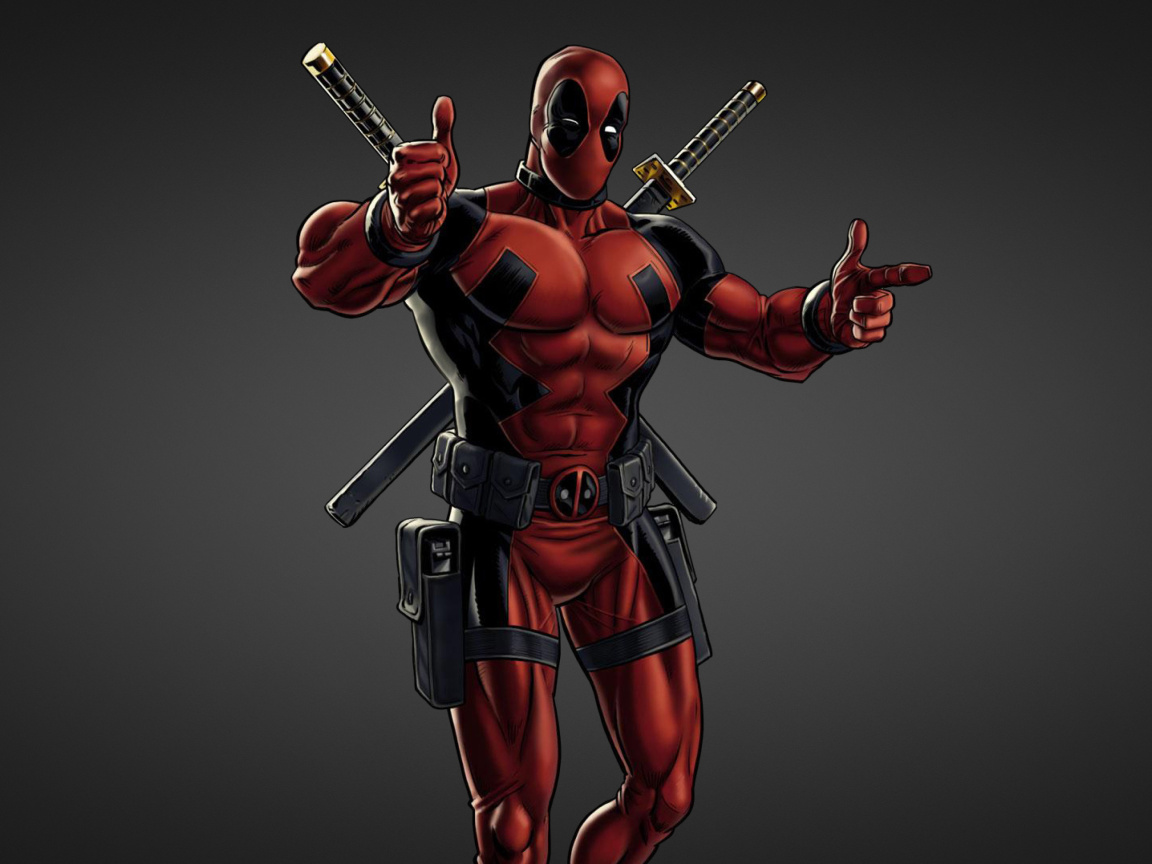Обои Deadpool Marvel Comics Fan Art 1152x864