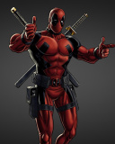 Das Deadpool Marvel Comics Fan Art Wallpaper 128x160
