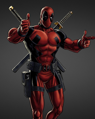 Deadpool Marvel Comics Fan Art - Obrázkek zdarma pro Nokia C2-03