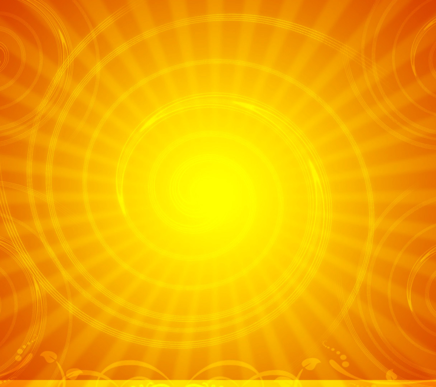 Screenshot №1 pro téma Vector Sun Rays 1440x1280
