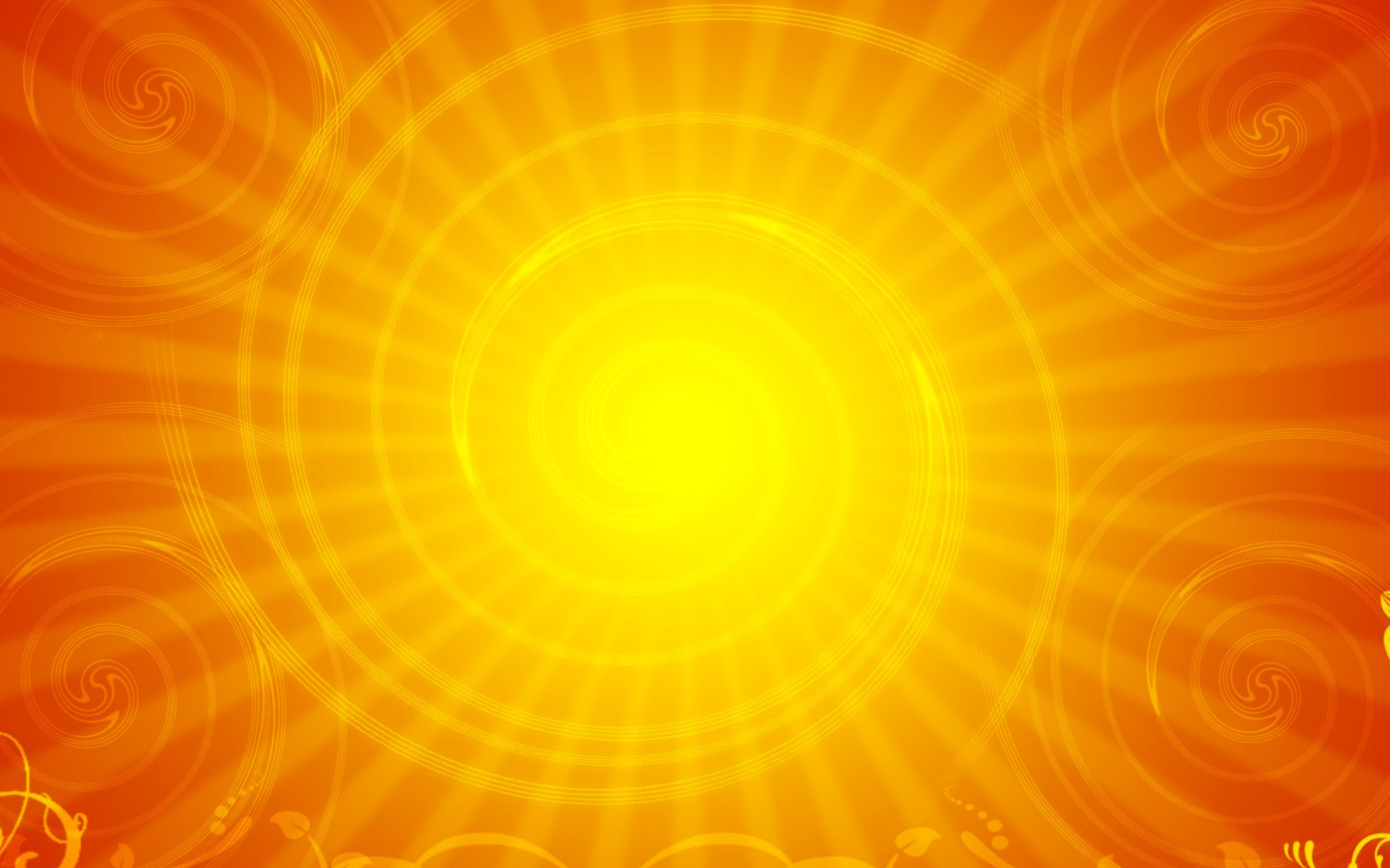 Das Vector Sun Rays Wallpaper 1440x900
