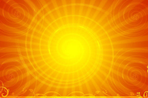 Screenshot №1 pro téma Vector Sun Rays 480x320