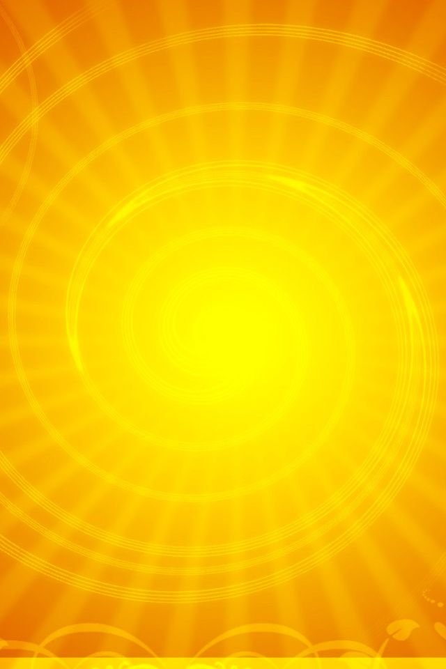 Das Vector Sun Rays Wallpaper 640x960