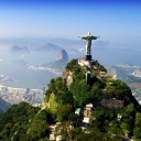Fondo de pantalla Christ Statue In Rio De Janeiro 128x128