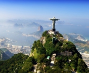 Screenshot №1 pro téma Christ Statue In Rio De Janeiro 176x144