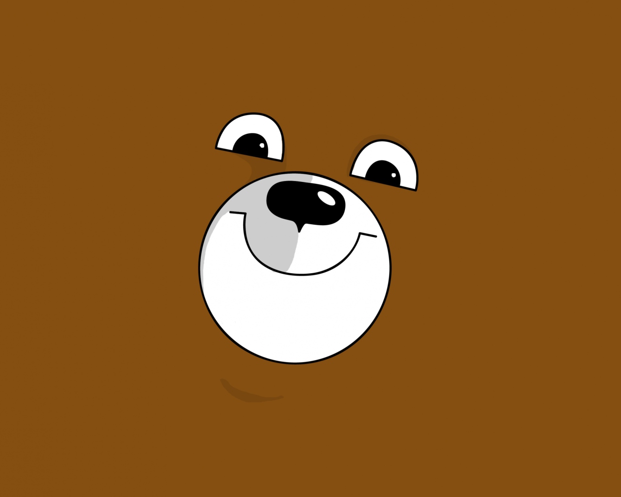 Smiling Bear Illustration screenshot #1 1280x1024