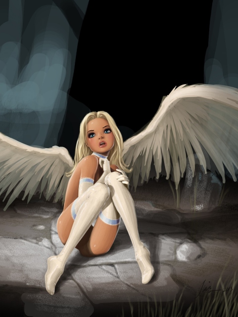 White Angel screenshot #1 480x640