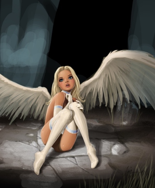 White Angel - Fondos de pantalla gratis para 320x480