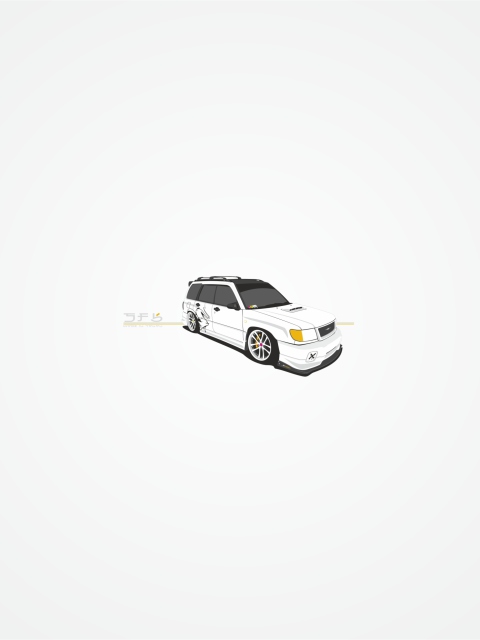 Das Subaru Forester Sf5 Wallpaper 480x640
