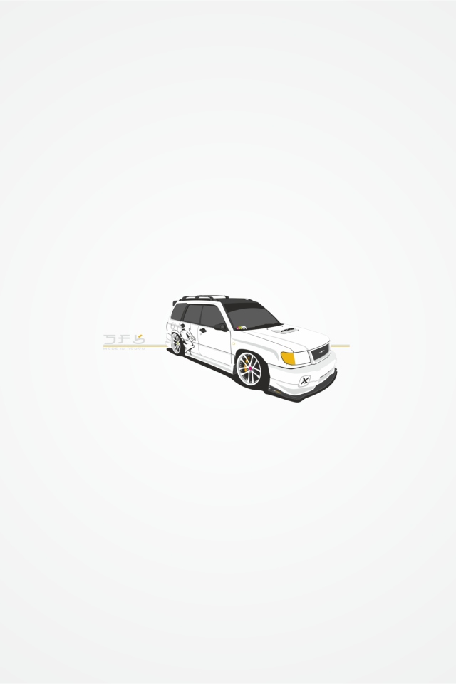 Das Subaru Forester Sf5 Wallpaper 640x960