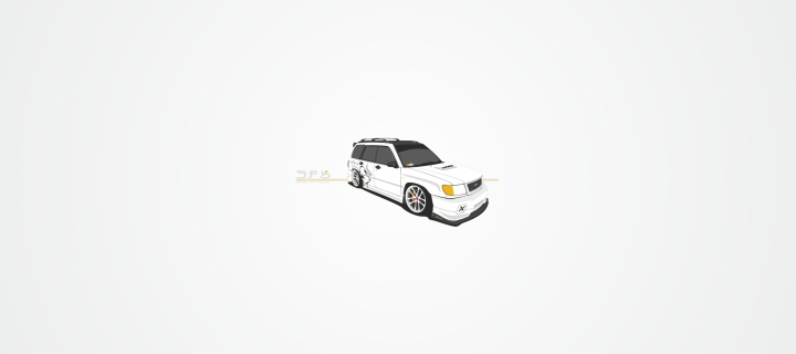 Das Subaru Forester Sf5 Wallpaper 720x320