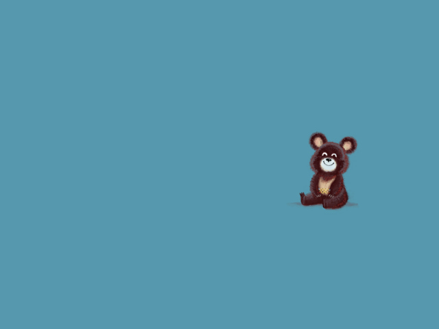 Screenshot №1 pro téma Olympics 1980 Teddy Bear 640x480