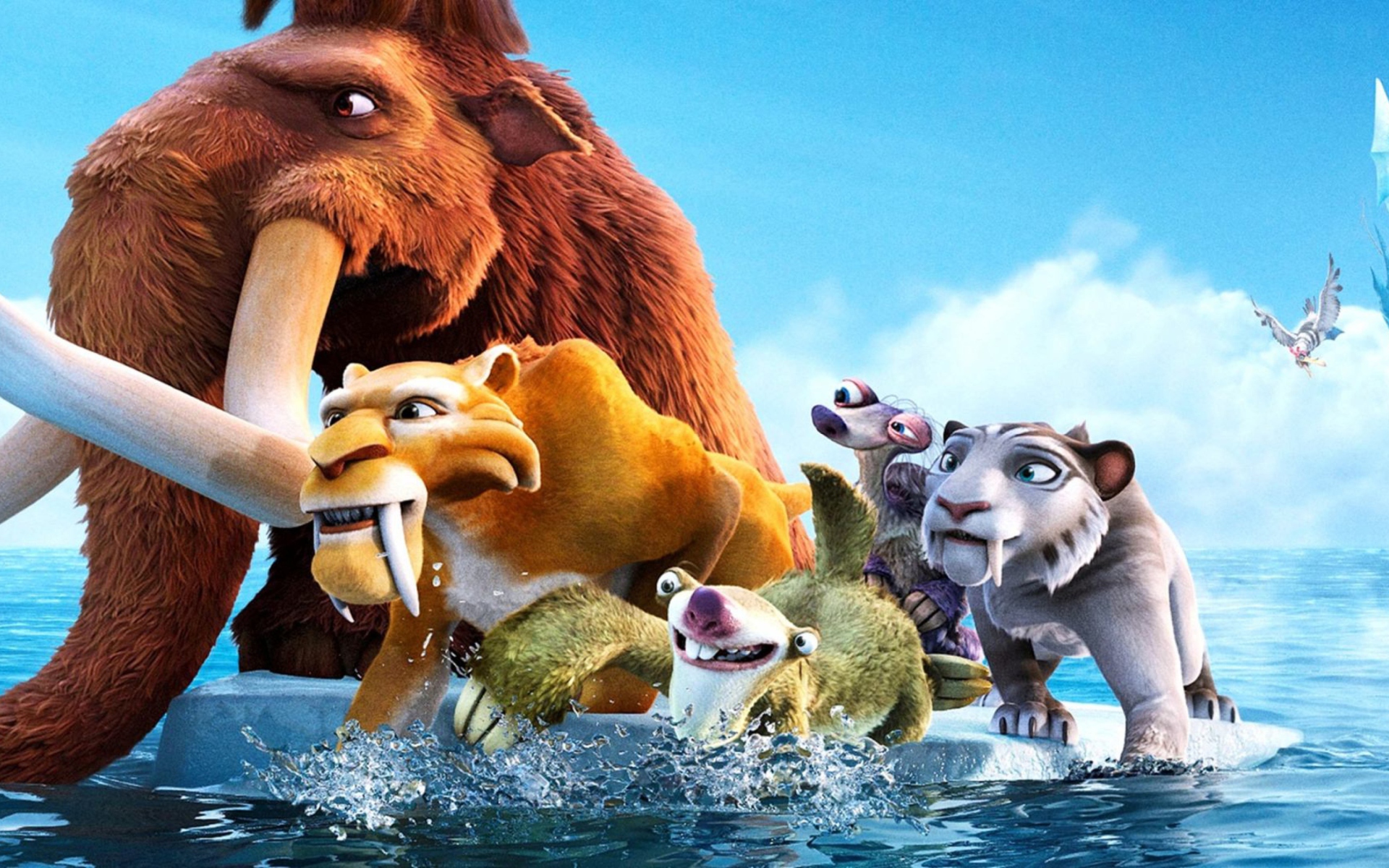 Ice Age Cartoon Wallpaper for 1920x1200