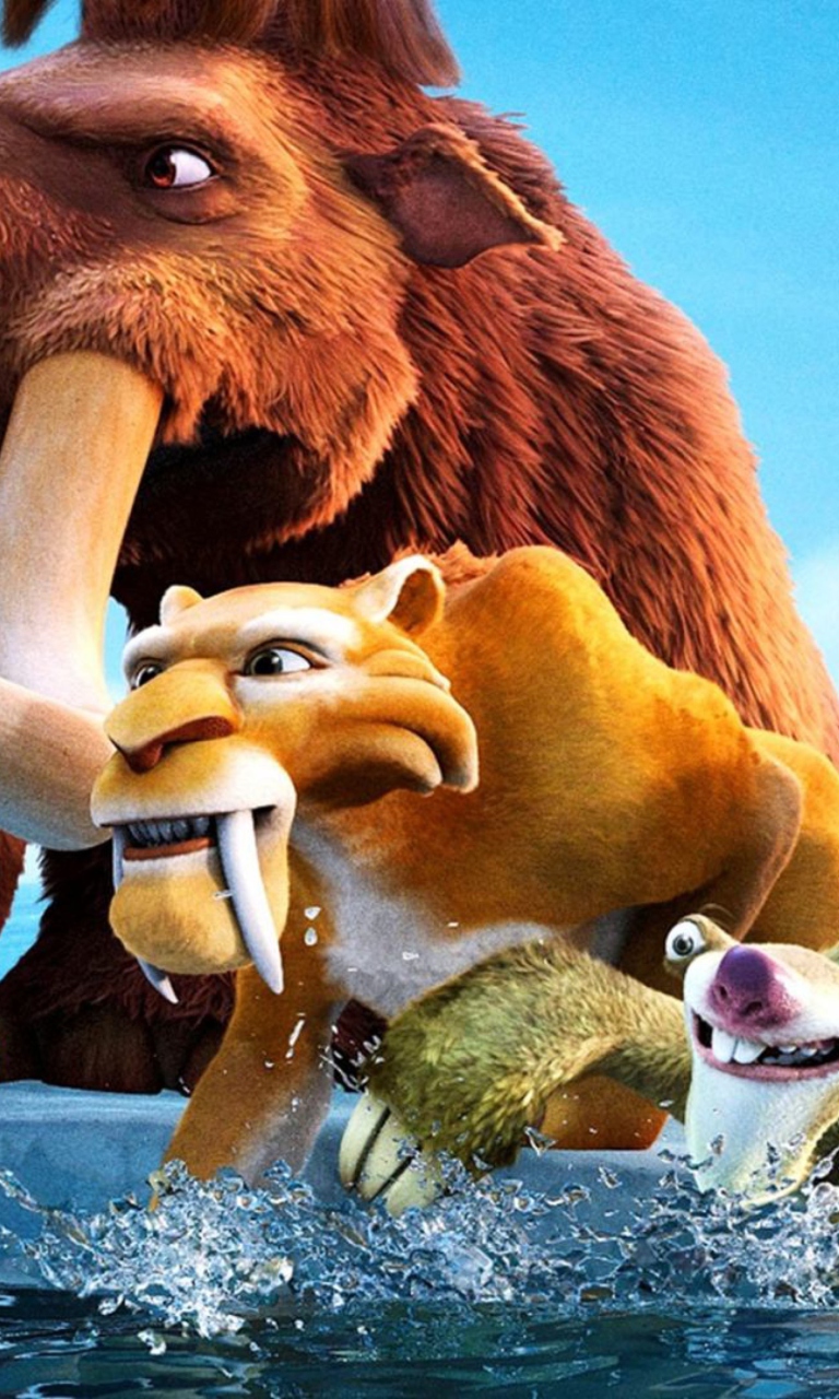 Das Ice Age Cartoon Wallpaper 768x1280