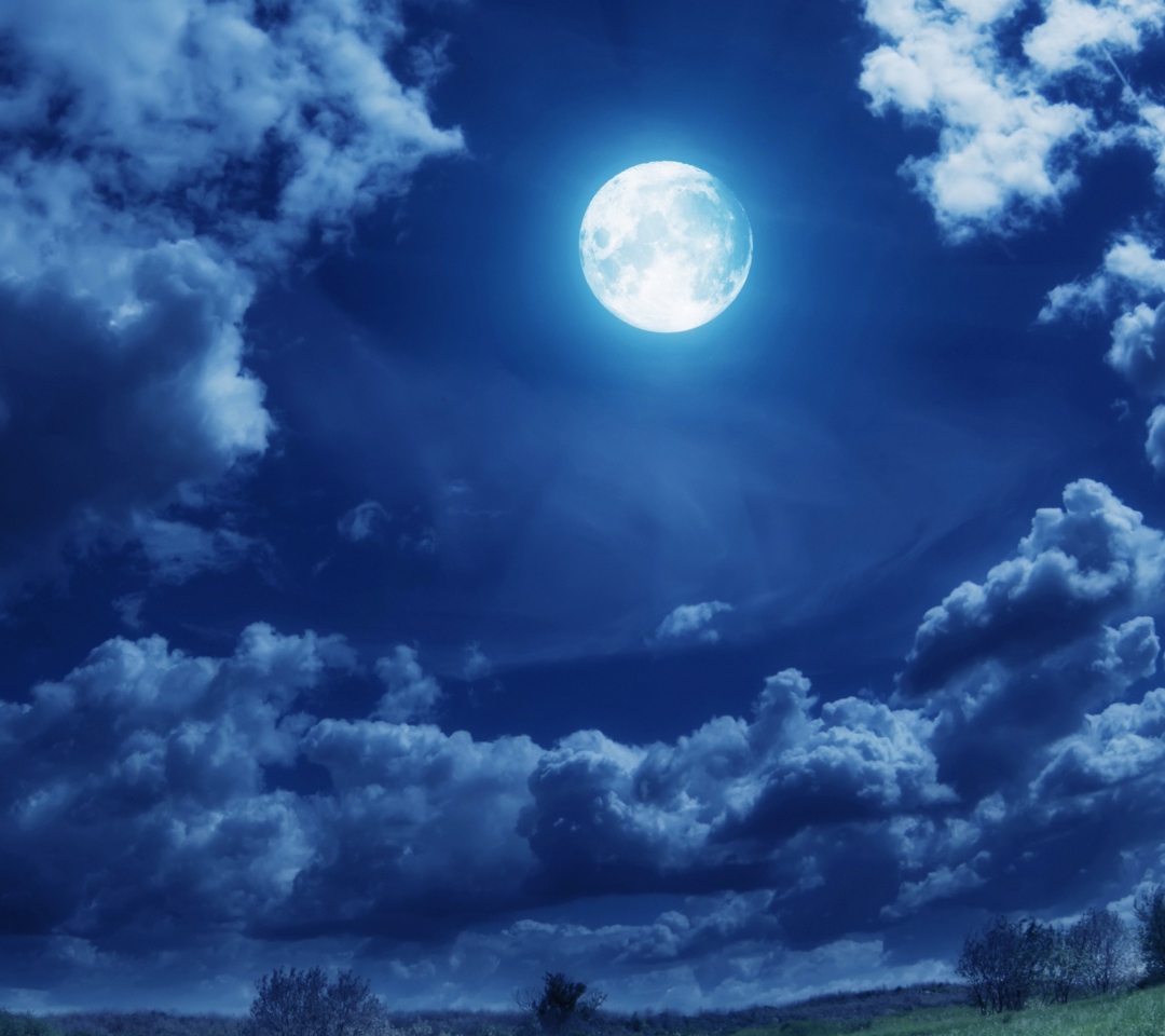 Das Moon Light Wallpaper 1080x960