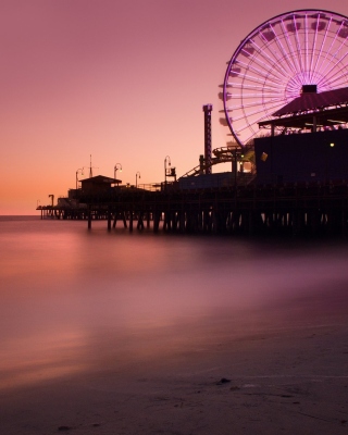Kostenloses Santa Monica State Beach Wallpaper für iPhone 6 Plus