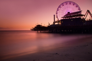Santa Monica State Beach Background for Android, iPhone and iPad