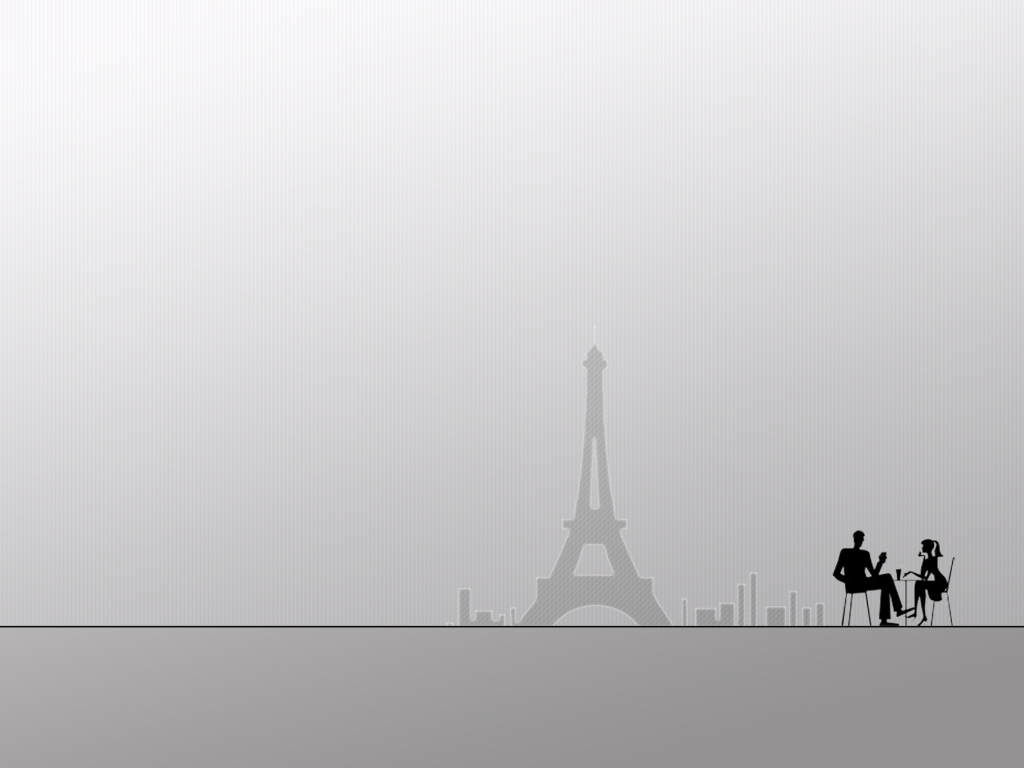 Fondo de pantalla Eiffel Tower Drawing 1024x768