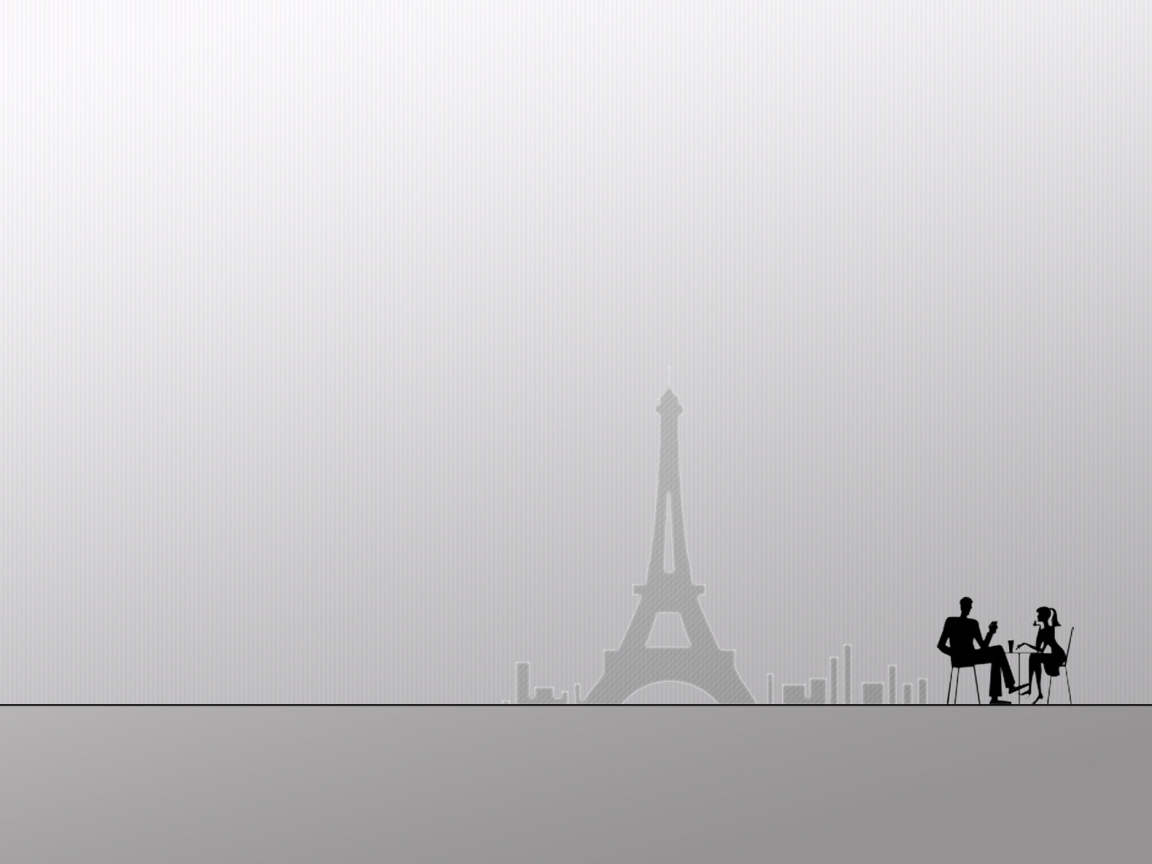 Screenshot №1 pro téma Eiffel Tower Drawing 1152x864