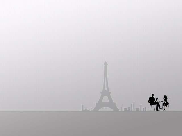 Обои Eiffel Tower Drawing 640x480