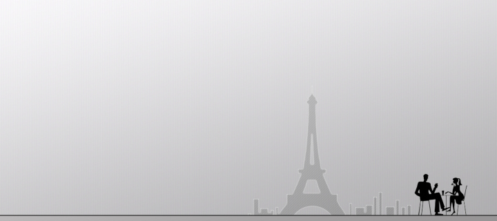 Fondo de pantalla Eiffel Tower Drawing 720x320
