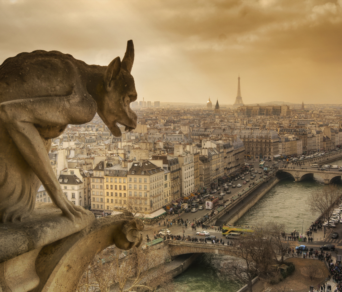 Notre Dame De Paris wallpaper 1200x1024