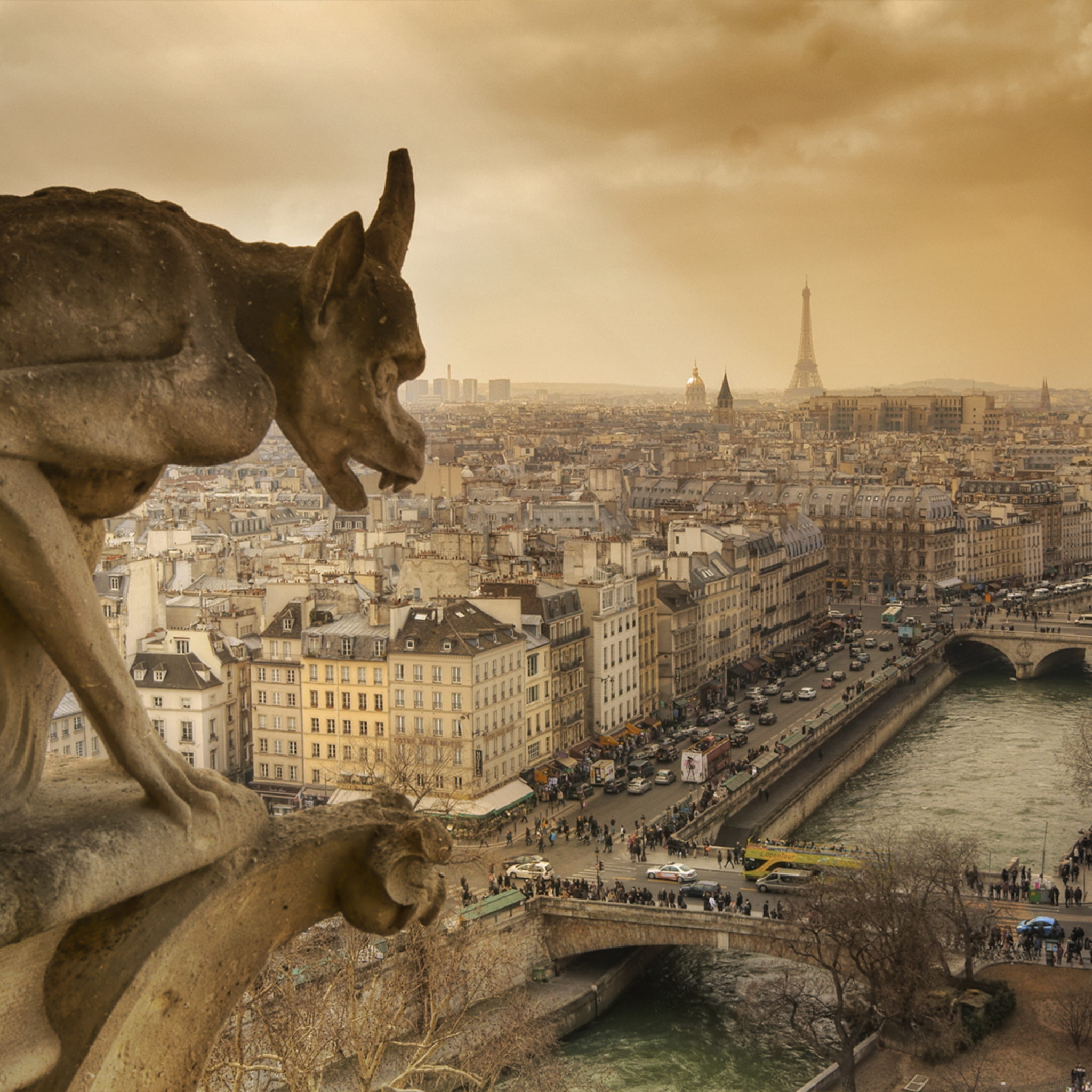 Fondo de pantalla Notre Dame De Paris 2048x2048
