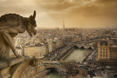 Notre Dame De Paris wallpaper 480x320