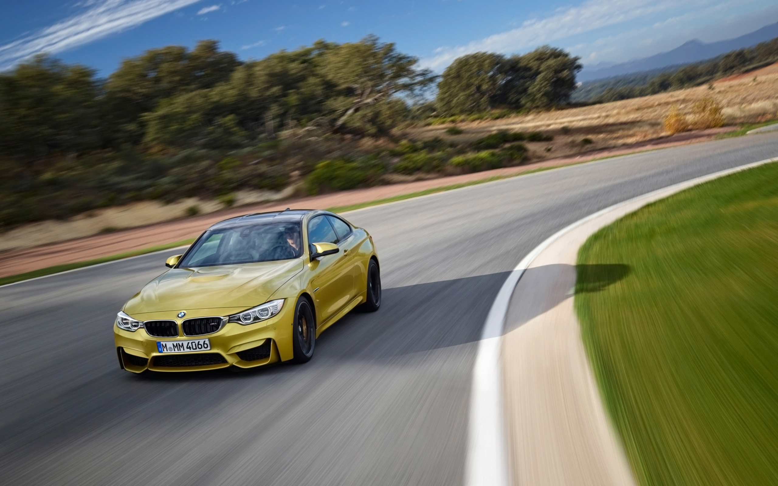 Screenshot №1 pro téma 2014 BMW M4 Coupe In Motion 2560x1600