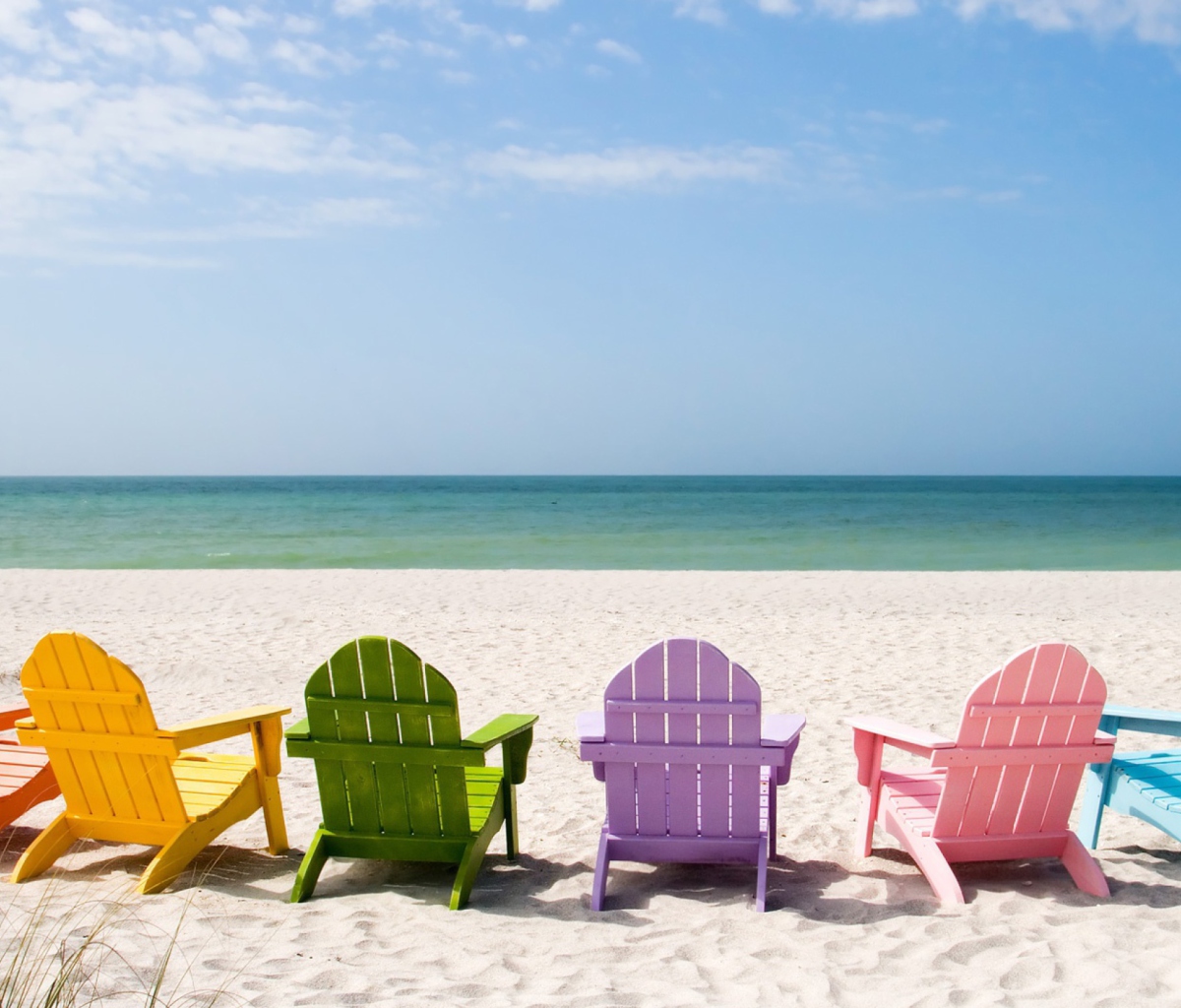 Sfondi Beach Chairs 1200x1024