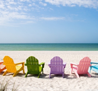 Beach Chairs sfondi gratuiti per iPad mini