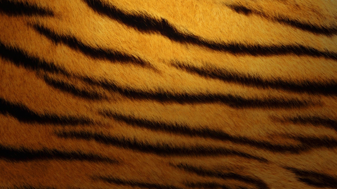 Tiger Skin wallpaper 1366x768