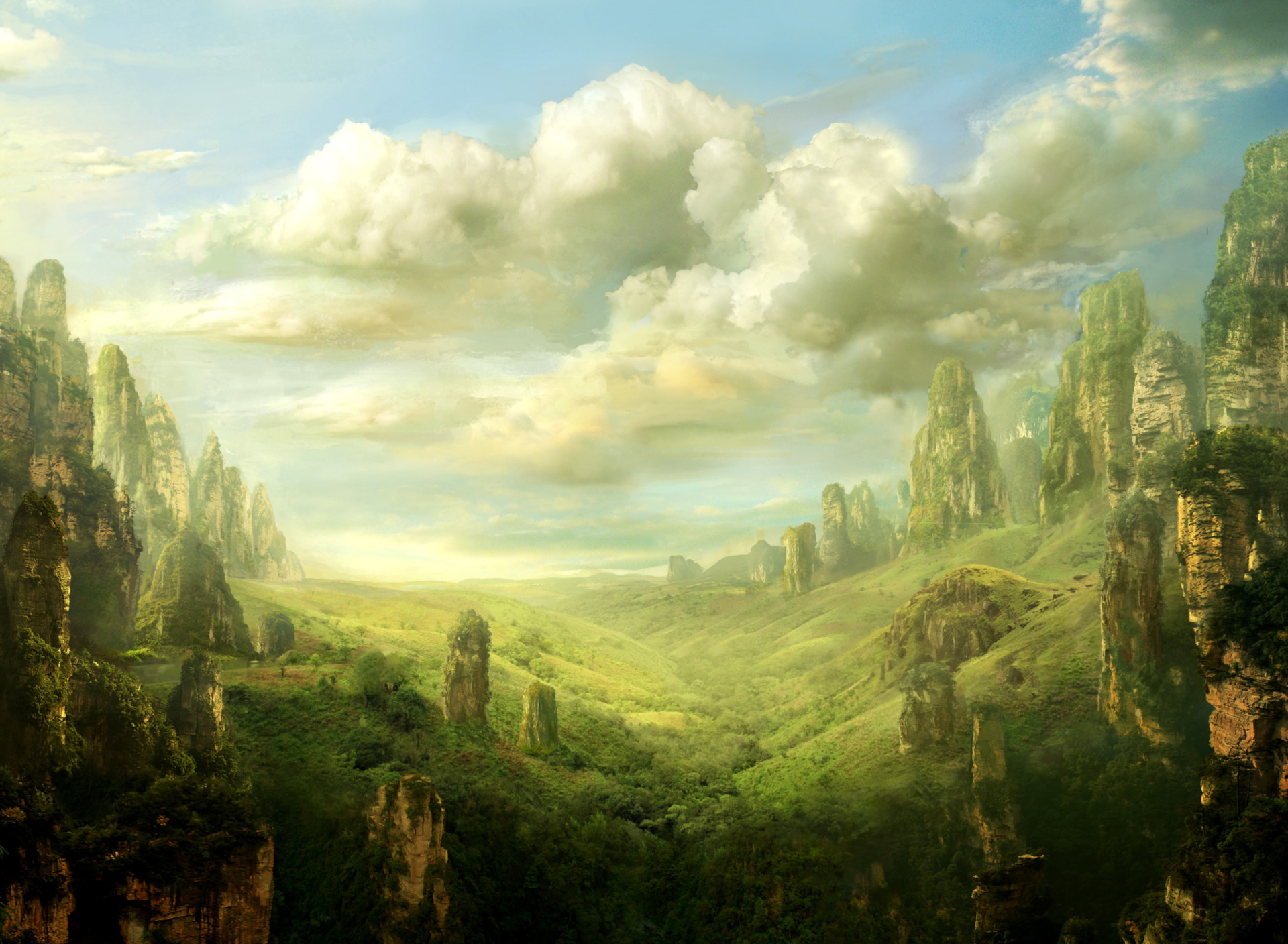 Fantasy Landscape screenshot #1 1920x1408