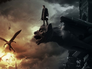 Das I Frankenstein 2014 Movie Wallpaper 320x240